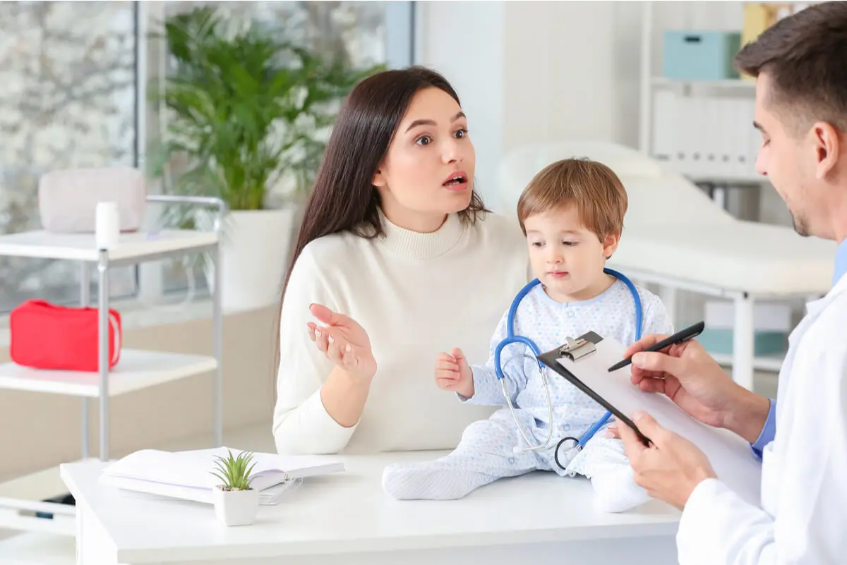 Consulta de pediatría por sepsis.