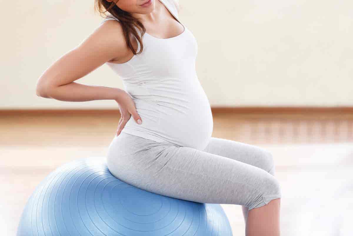 Ejercicio para el dolor de espalda en el embarazo.