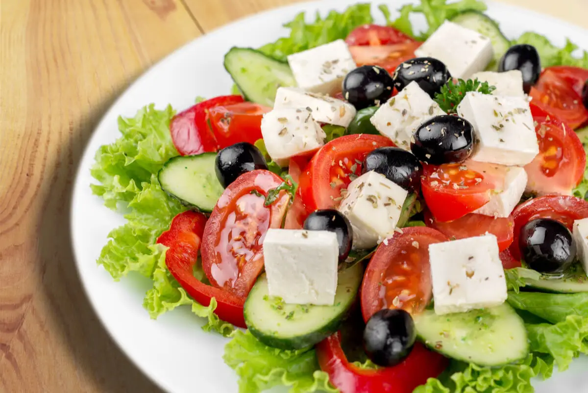 Ensalada con queso