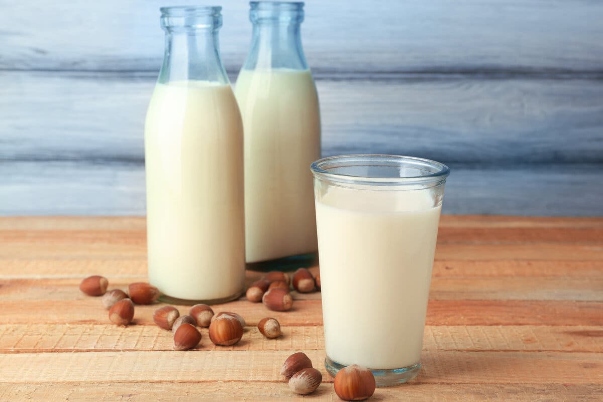 Leches de frutos secos para niños.