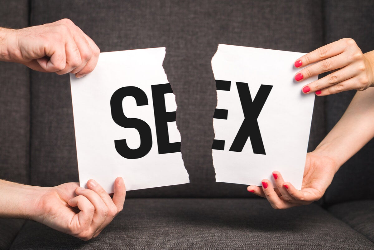 Palabra sexo rota.