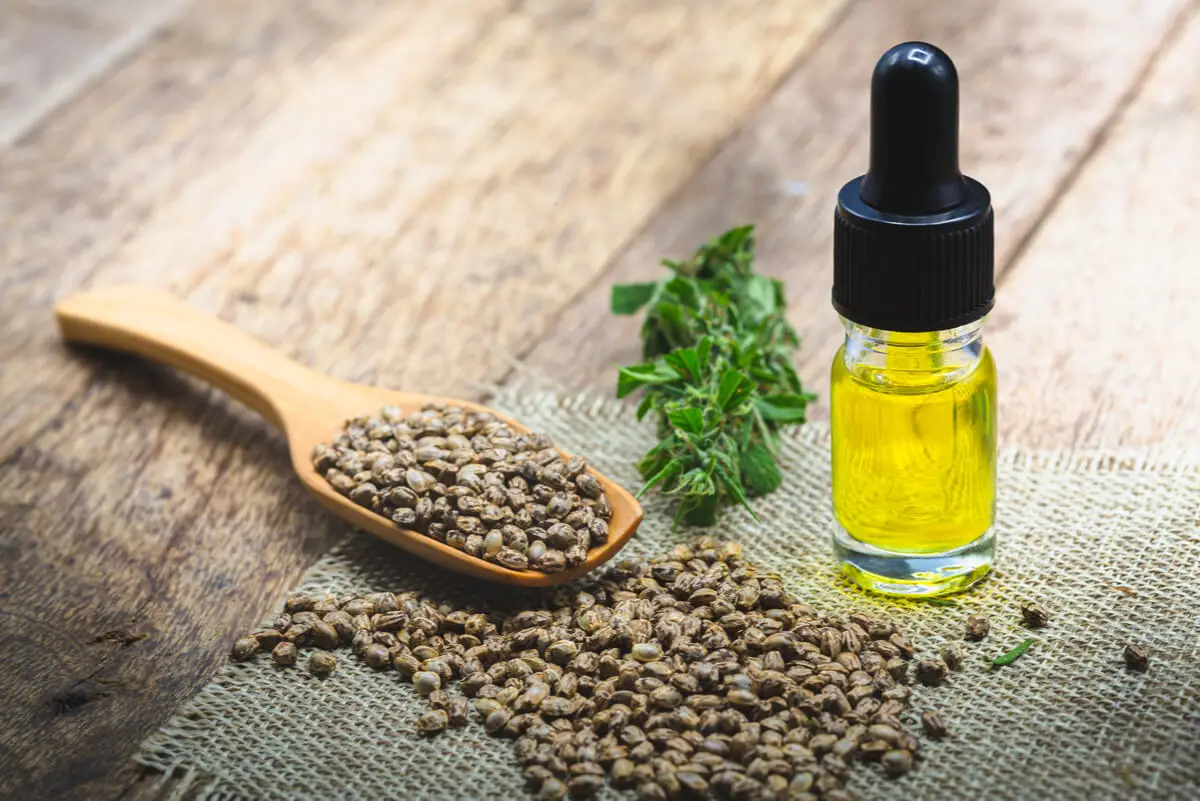 Aceite de cáñamo para la inflamación.