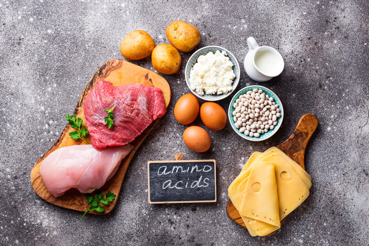 Alimentos con proteínas.