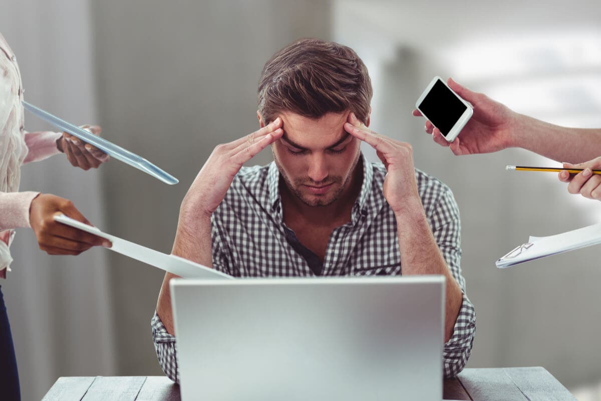 Stress au travail.