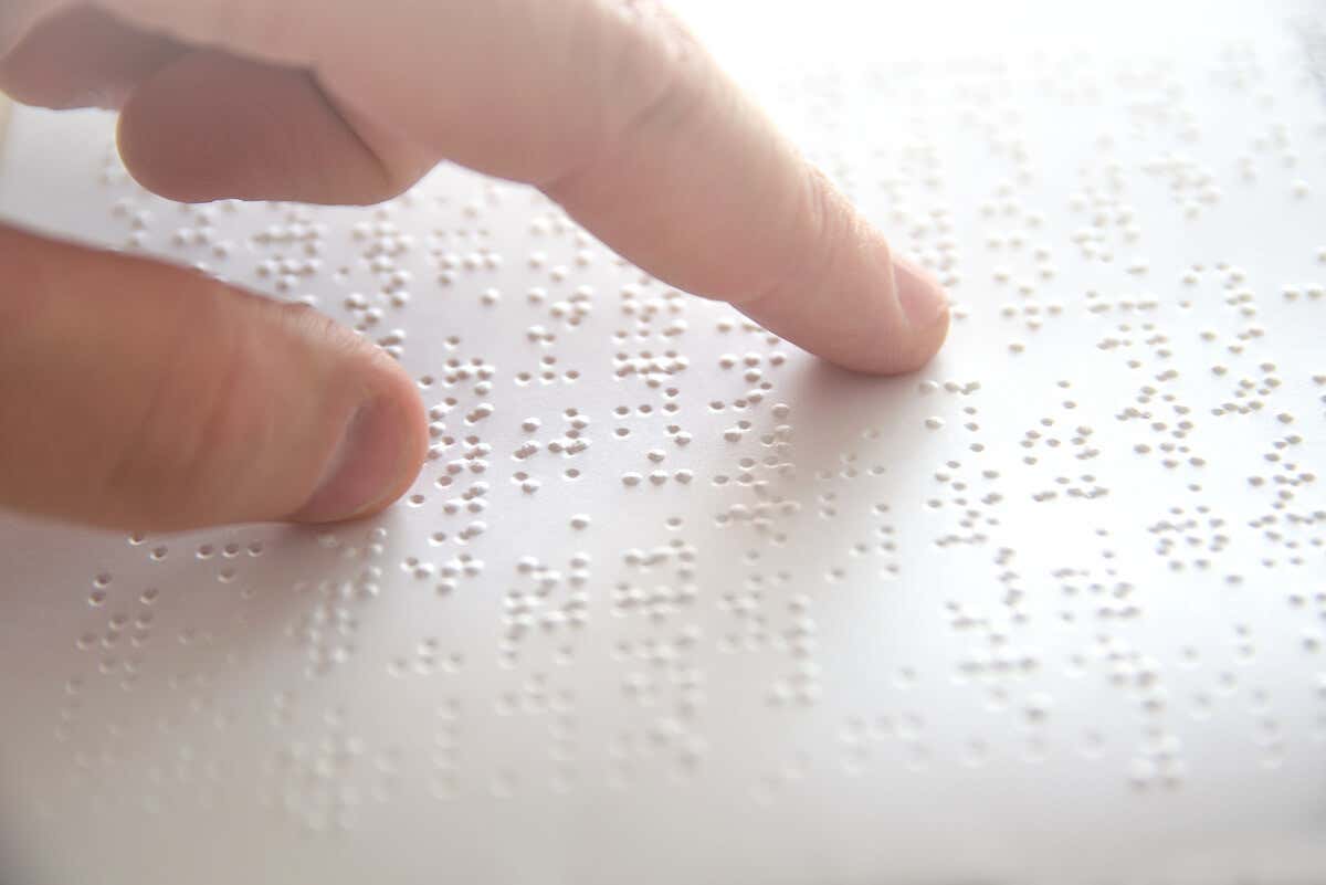 Lectura con método braille