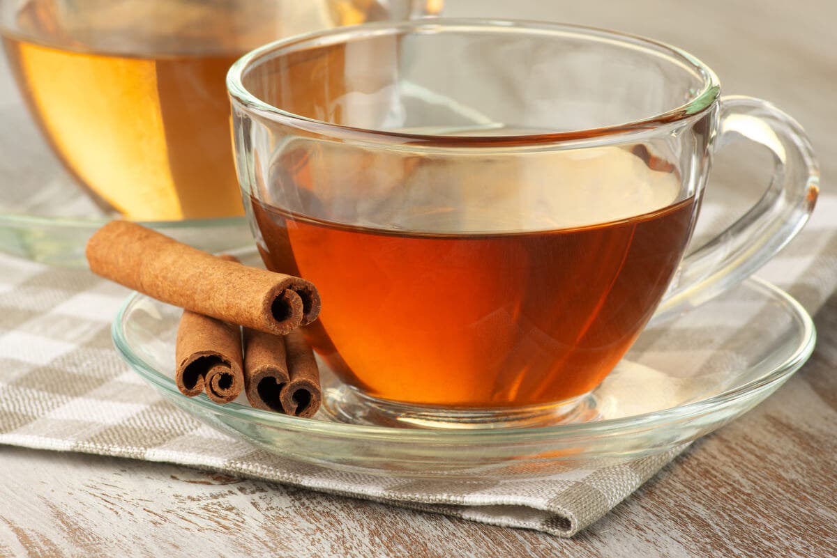 Chá de canela.