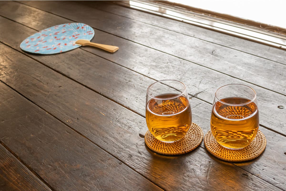 Té de cebada de origen oriental.