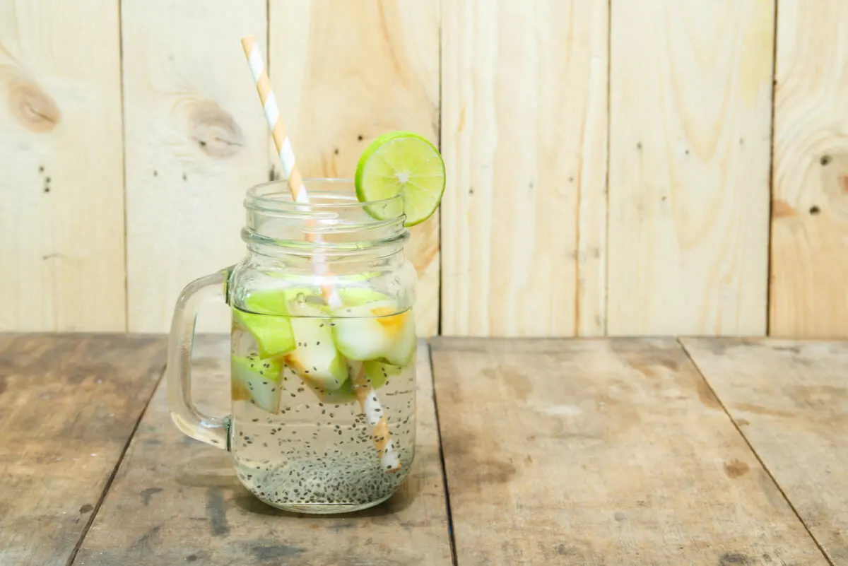 Limonada con chía.