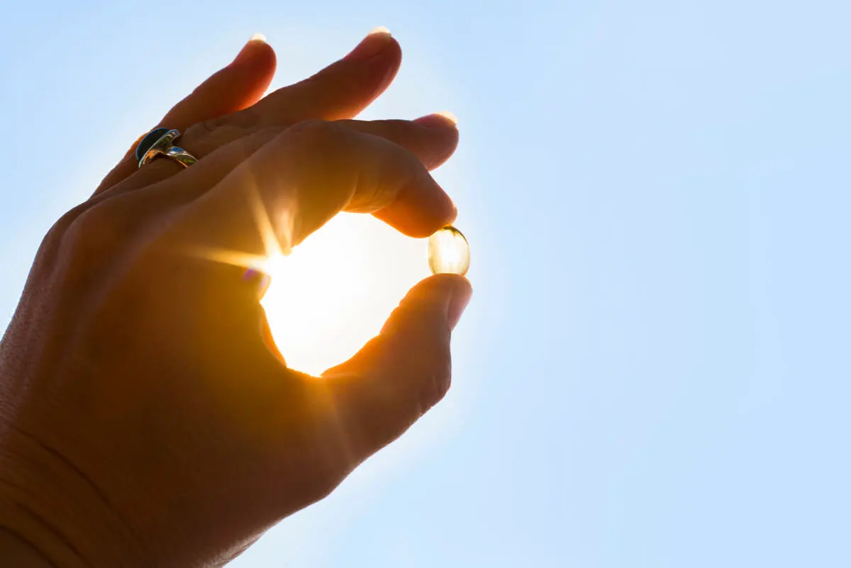 Luz solar como fuente de vitamina D.
