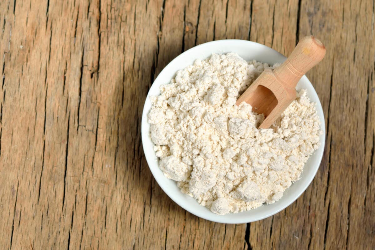 Tazón de avena coloidal.