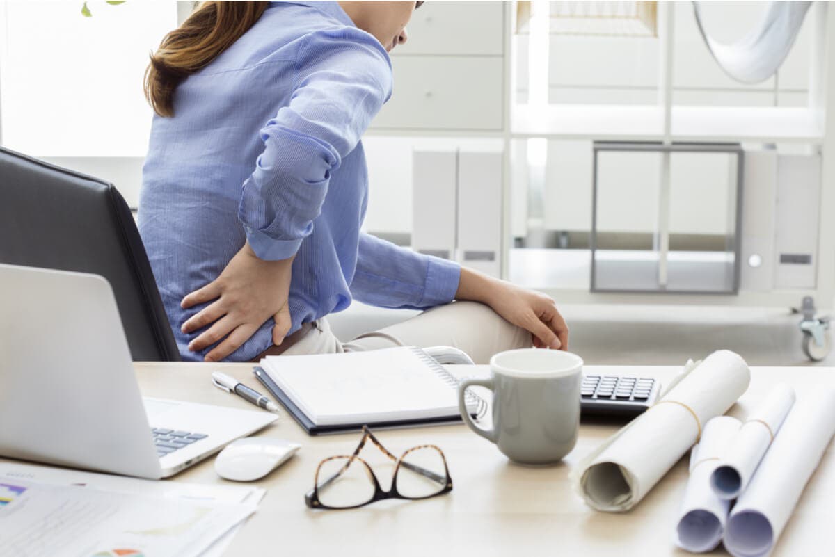 akutte korsryggsmerter på jobb