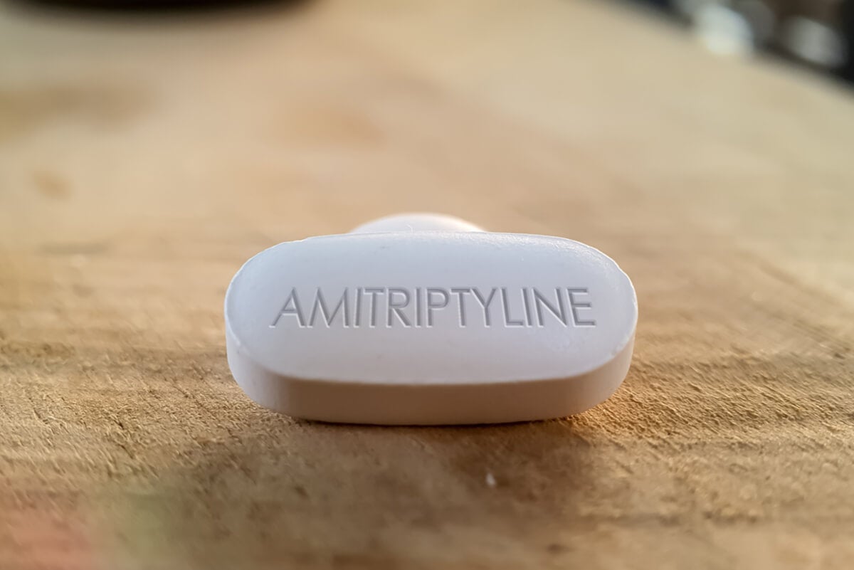 Pilule d'amitriptyline.