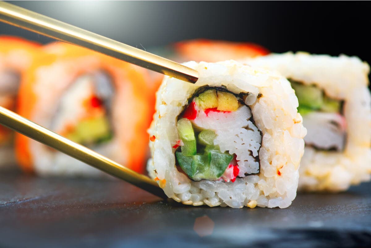 Sushi vegano