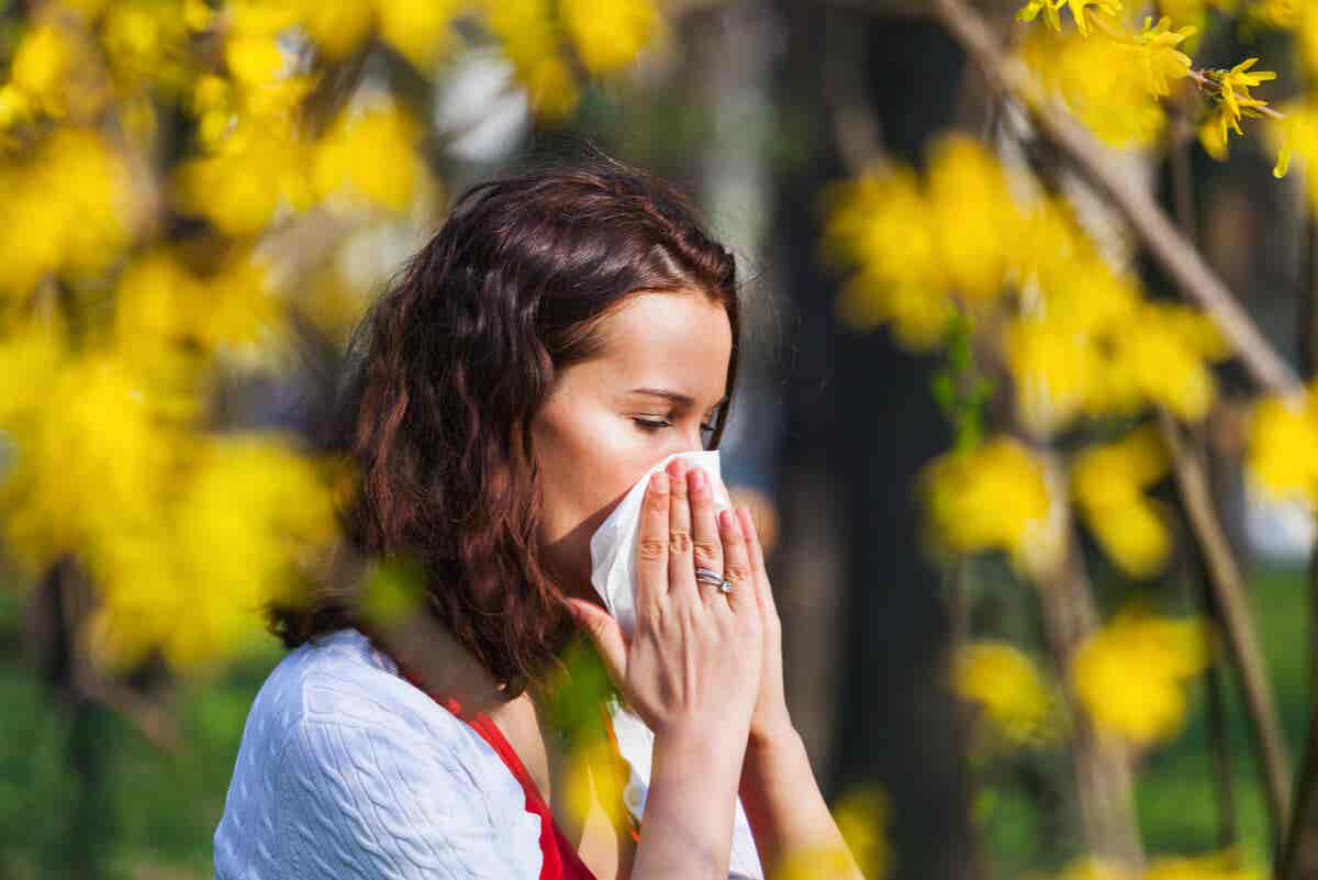 Rinitis alérgica que causa tos.