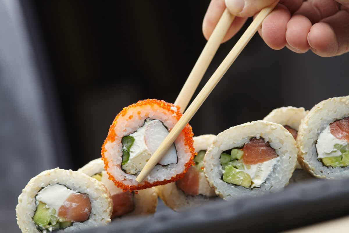 Tipos de sushi con pescado.