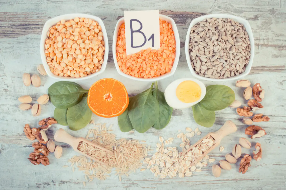 Alimentos con tiamina para evitar el beriberi.
