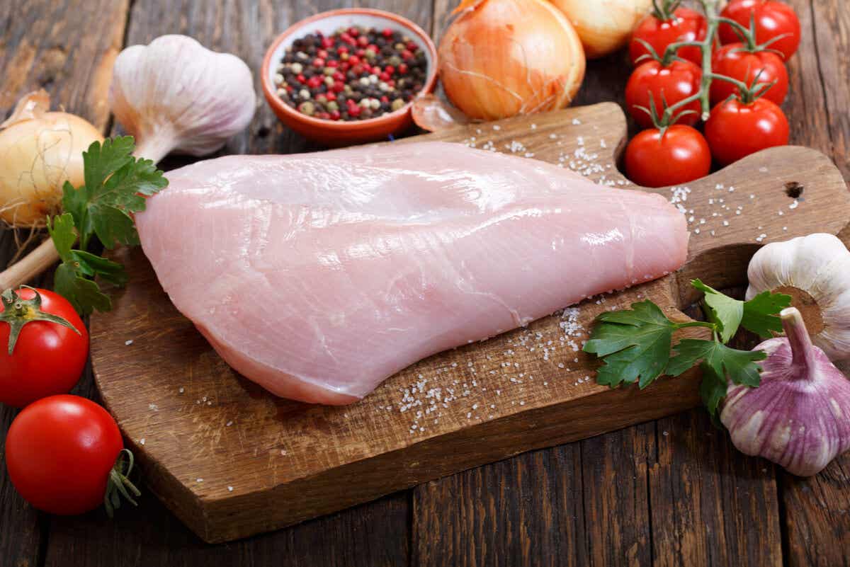 reduce swelling with white meat