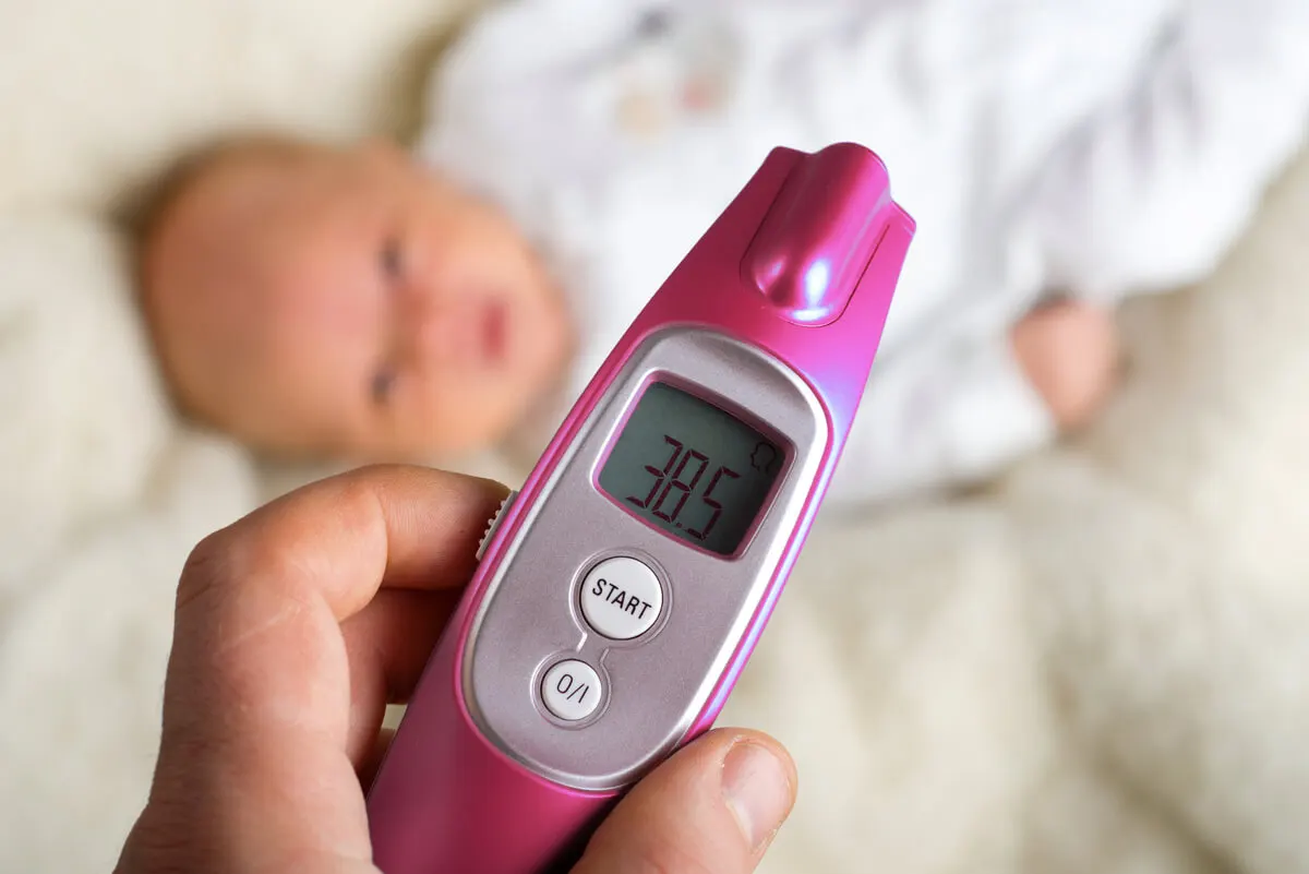 Fiebersymptome - Thermometer