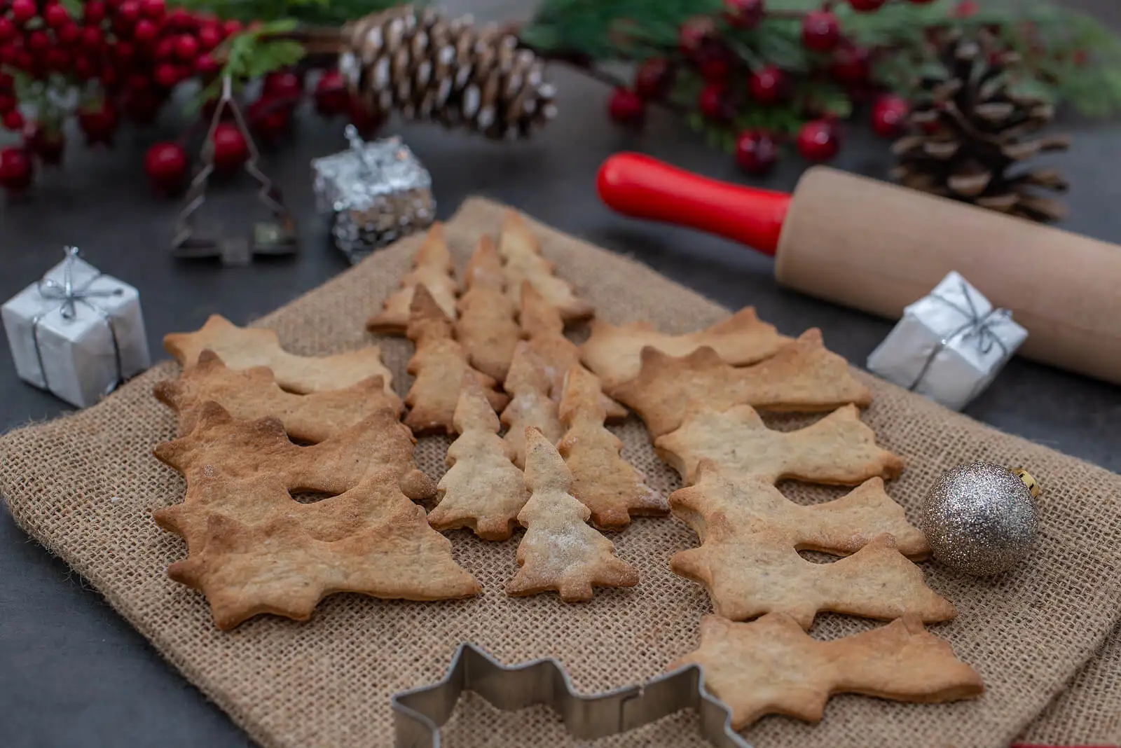 Galletas de Navidad tipo spéculoos.