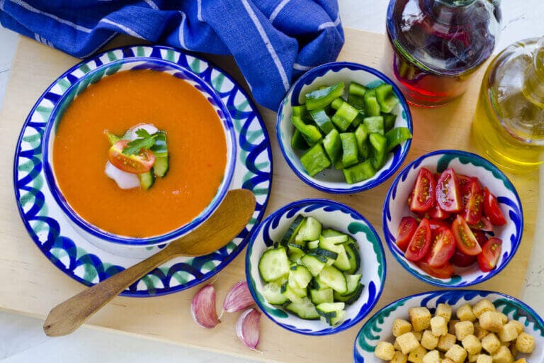 Receta de gazpachuelo malagueño