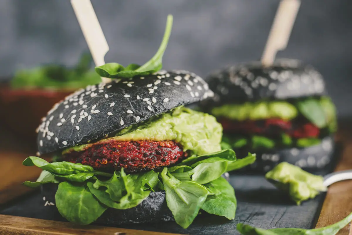 Hamburguesa vegana.