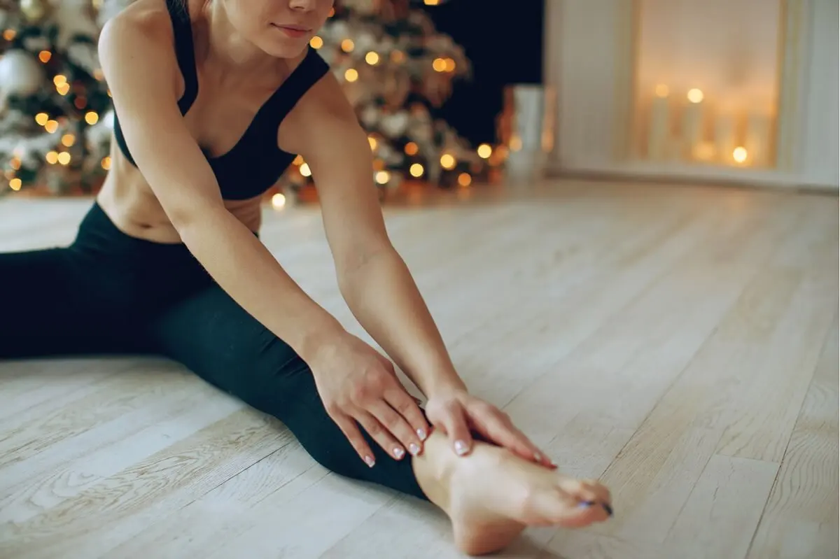 Femme qui fait de l'exercice.