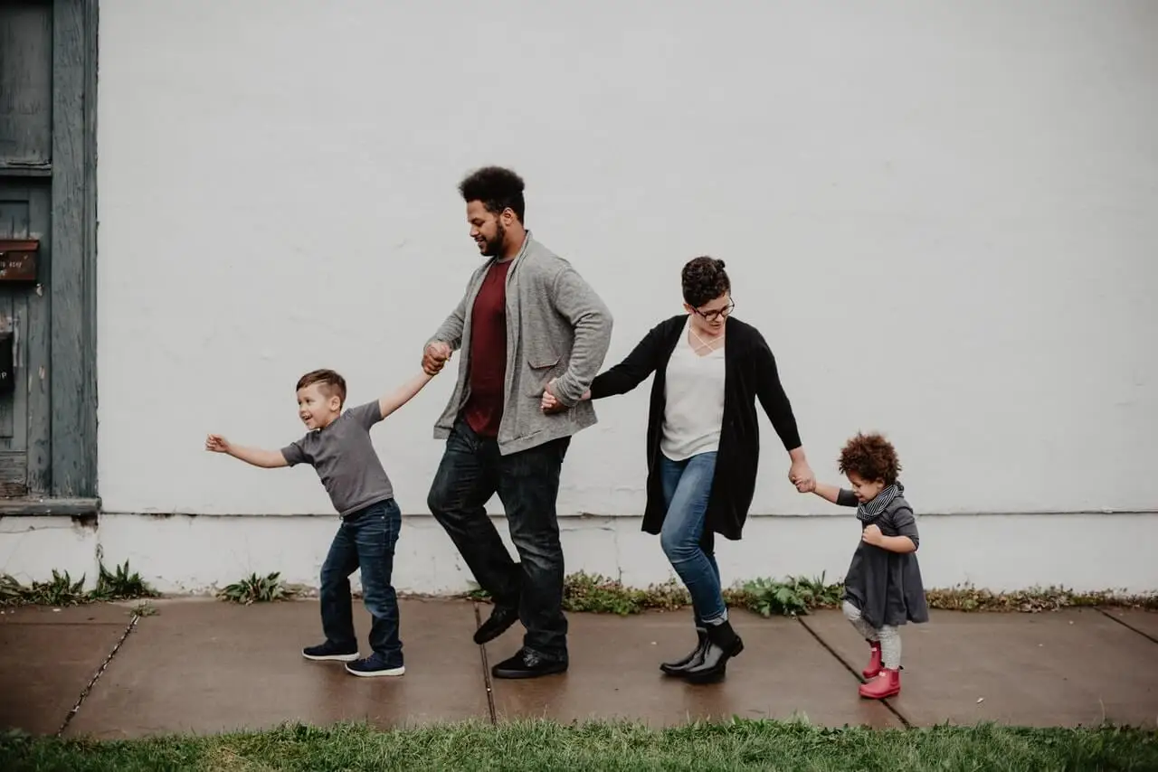 Tiempo en familia como una razón para ser feliz.