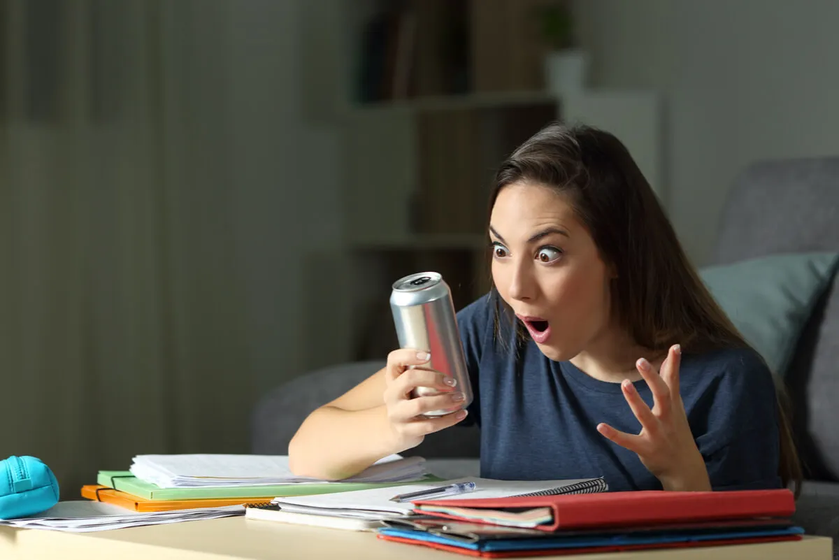 Bebida energética para estudiar.