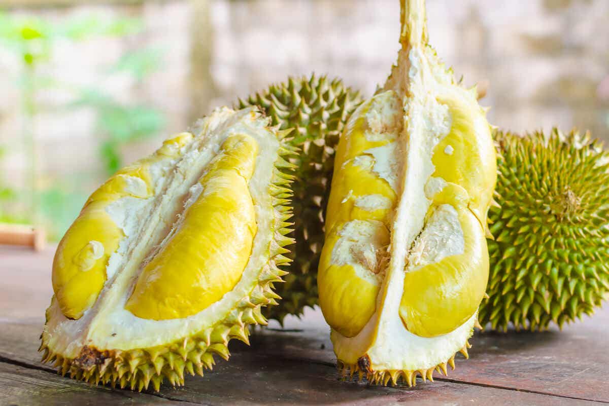 Durian tiene beneficios para la salud.