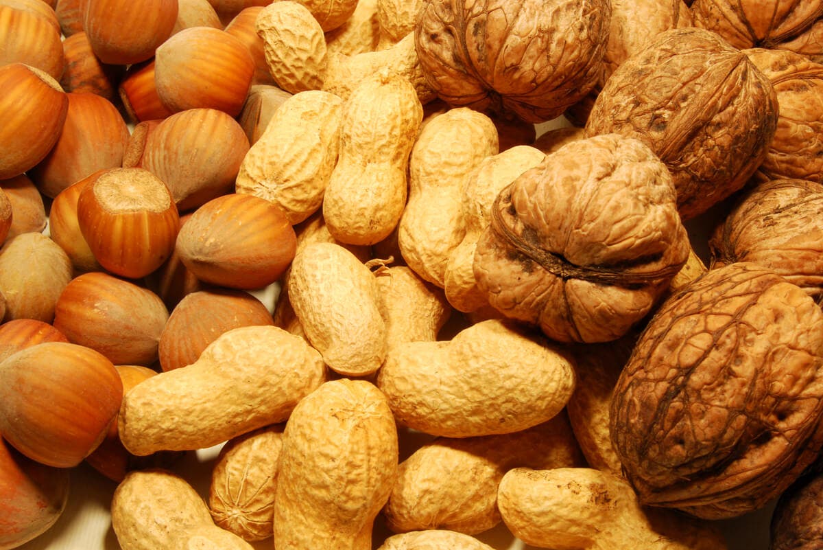 Frutos secos para acompañar el cheese tea.