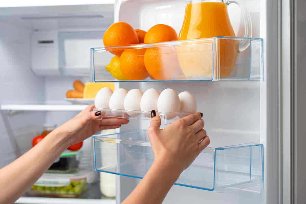 Descongelar los huevos para utilizar.