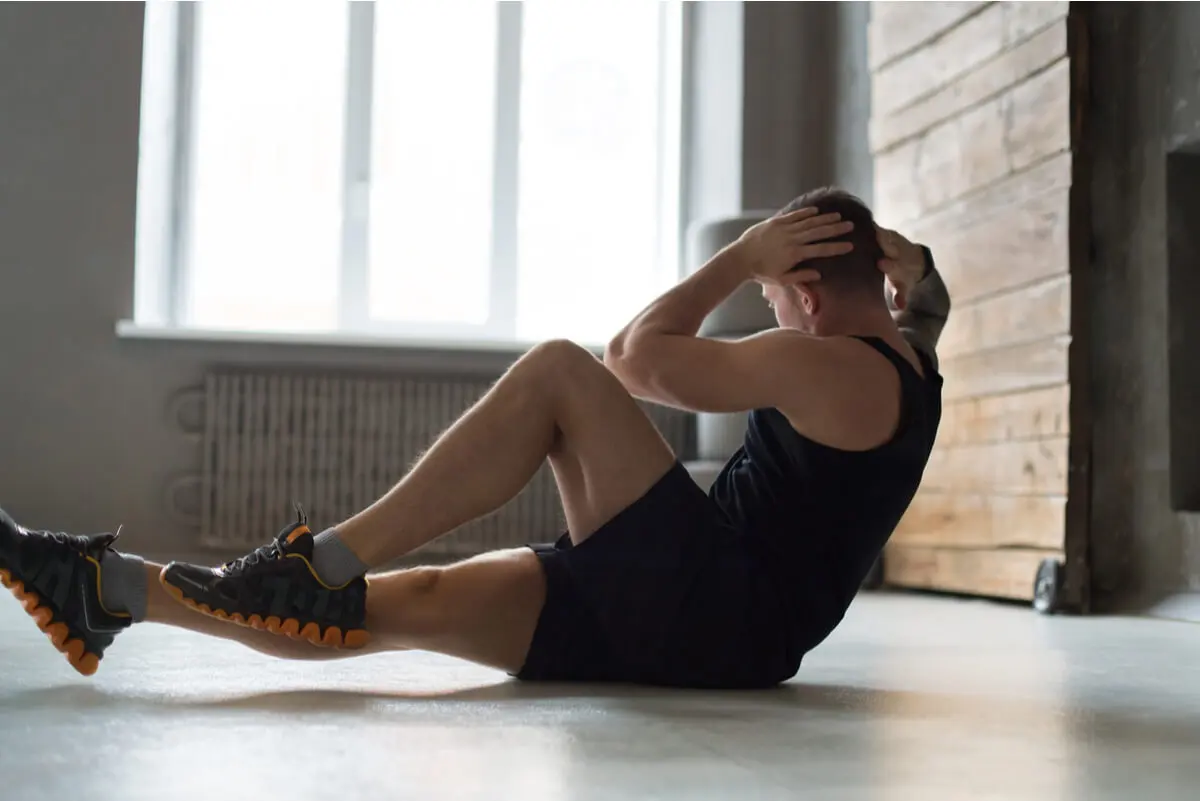 Beneficios del bodyweight training en un hombre.