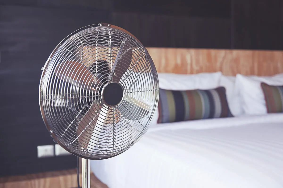 Ventilador para secar la ropa.