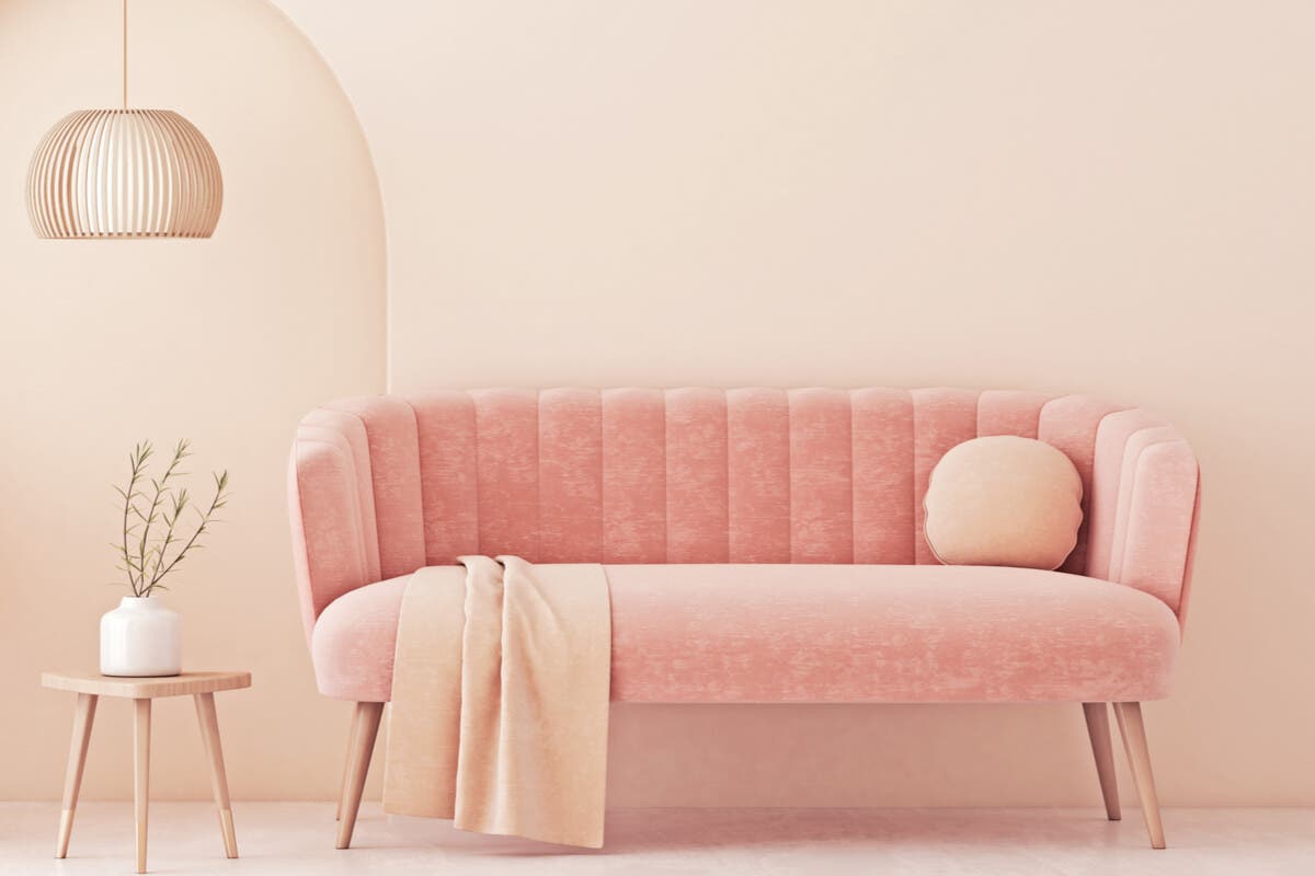 Cojín cilíndrico para decorar.