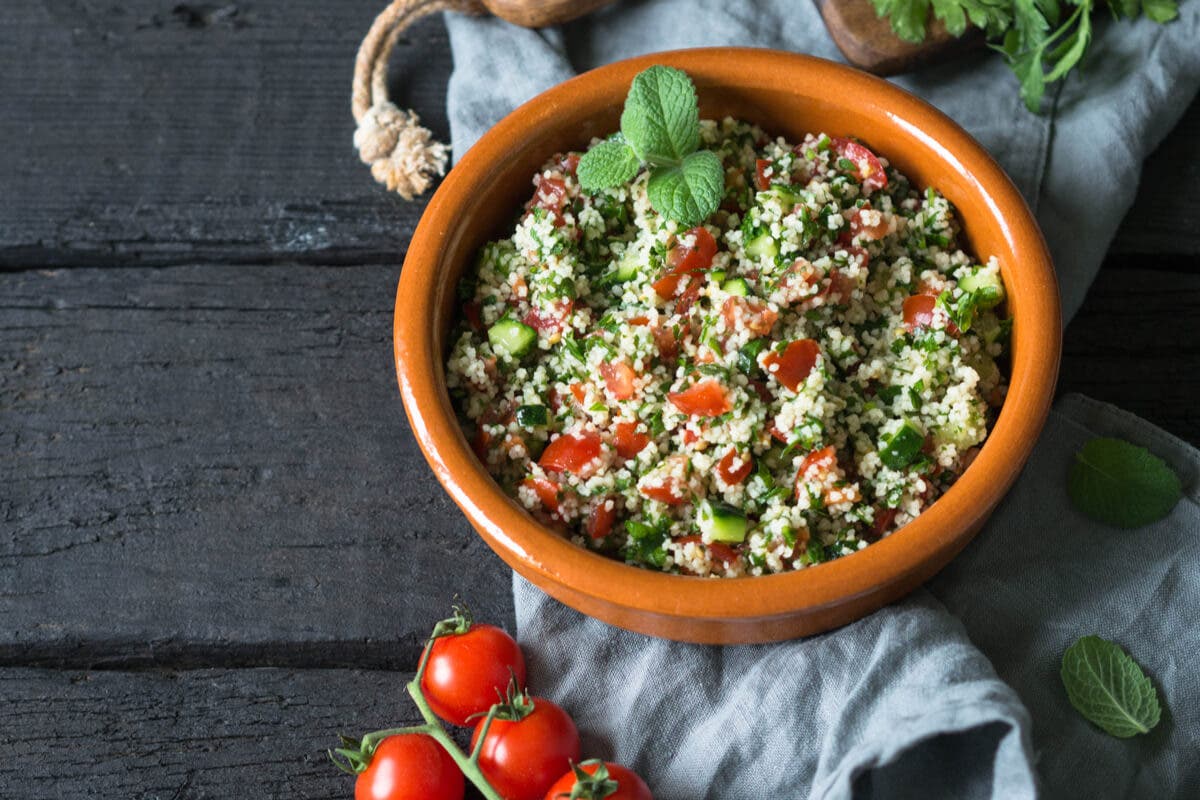 Tabulé original sin quinoa.