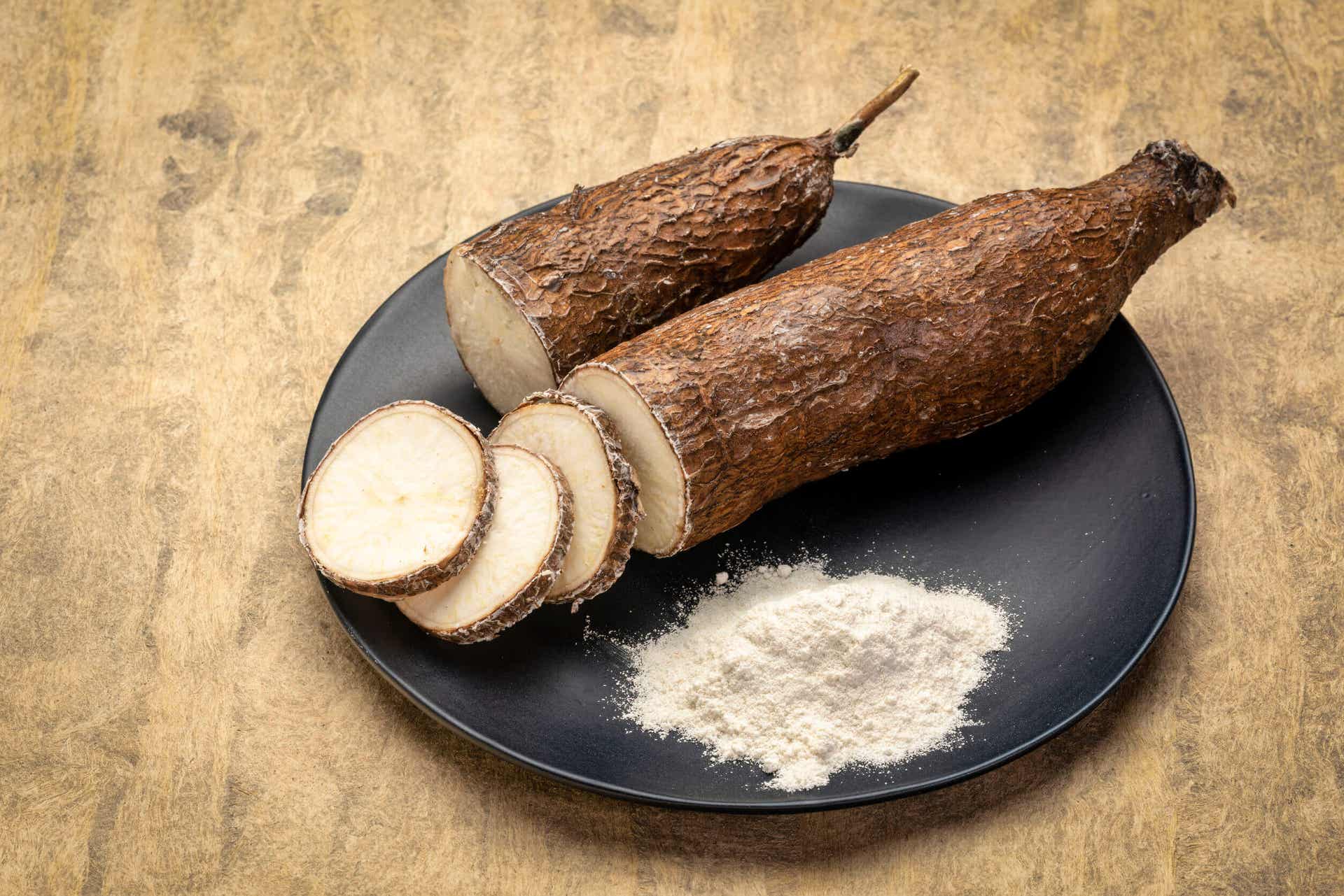 Farine de manioc.