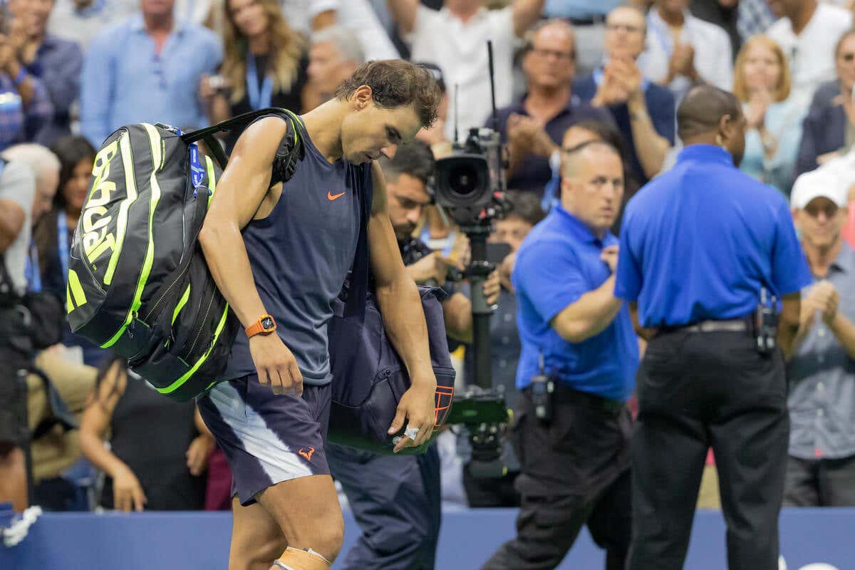 Rafael Nadal se retira de Wimbledon.