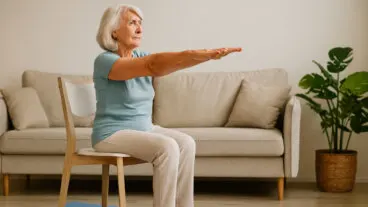Yoga en silla para adultos mayores: ejercicios simples para ganar fuerza y equilibrio
