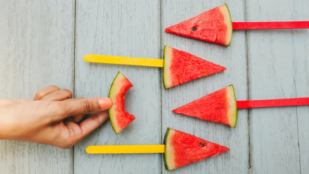La sandía es una de las frutas con menos carbohidratos.