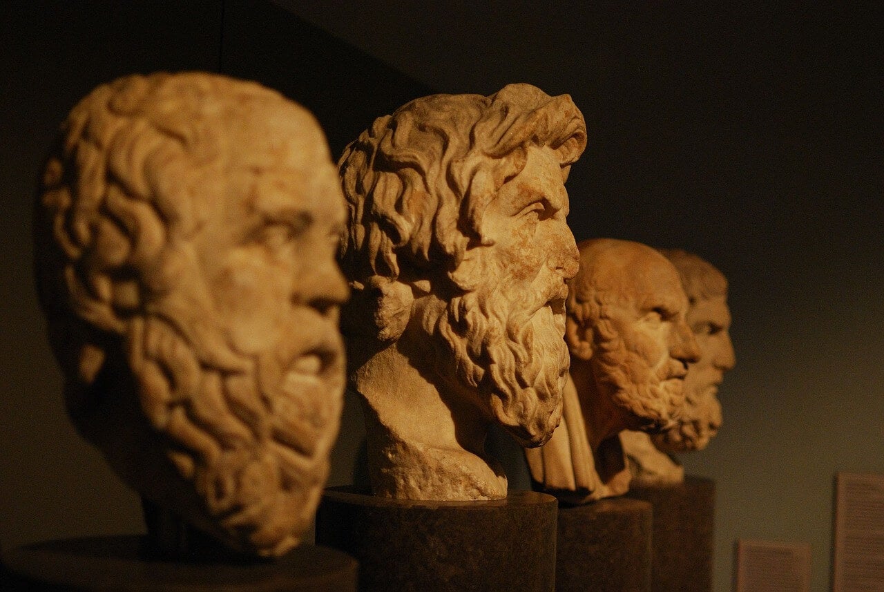 sculptures grecques.