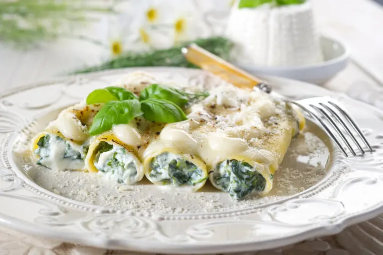 Receta de canelones de espinacas: fácil y deliciosa