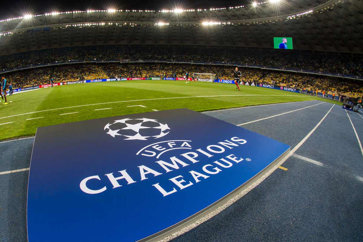 Final Champion's league match in the European summer
