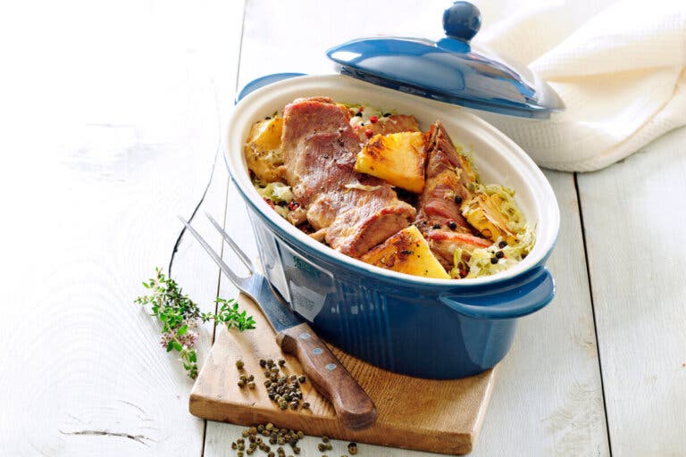 Deliciosa receta de costillas con piña