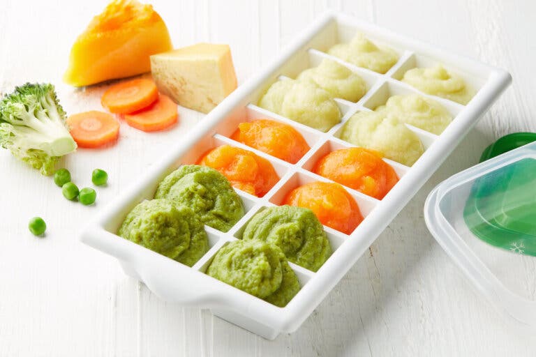 10 opciones de comida para bebés que puedes congelar