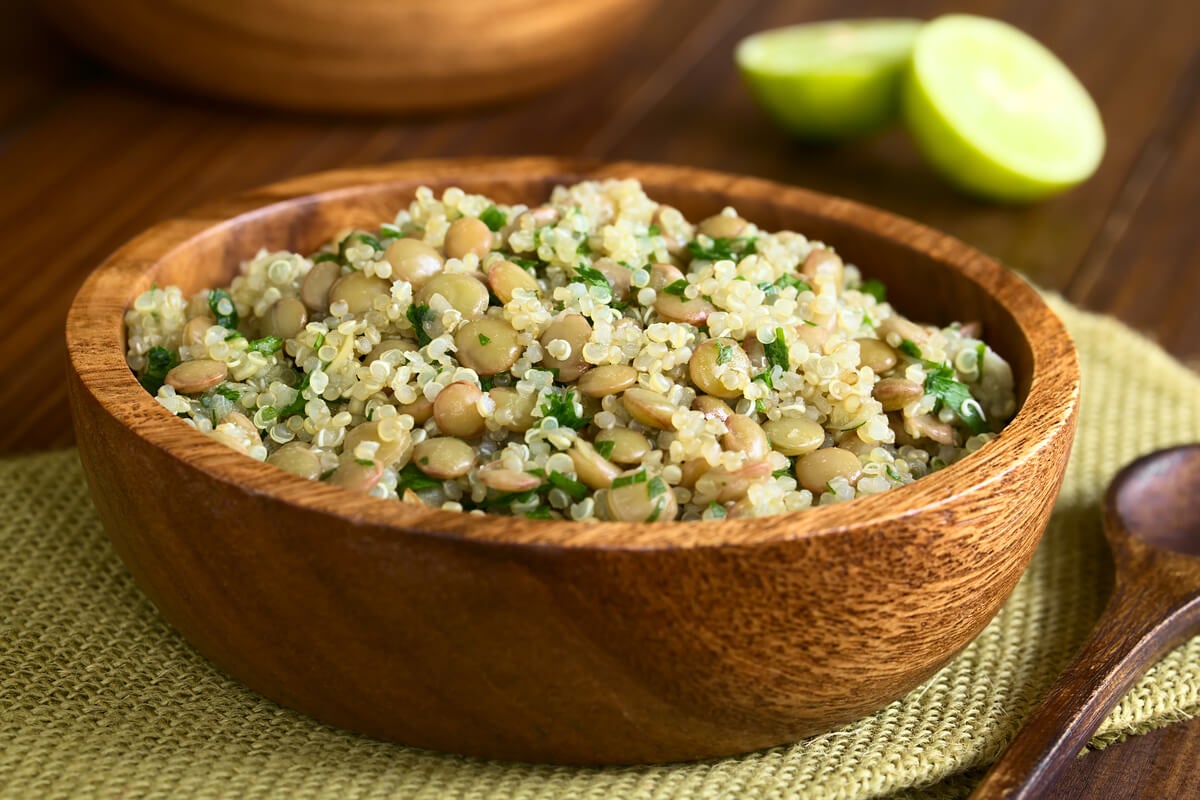 Lentejas Con Quinoa Receta Sana Y Sencilla Mejor Con Salud