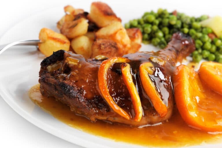 Receta de pato a la naranja: paso a paso