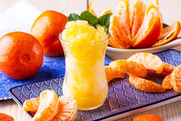 ¿Cómo hacer un sorbete de mandarina?