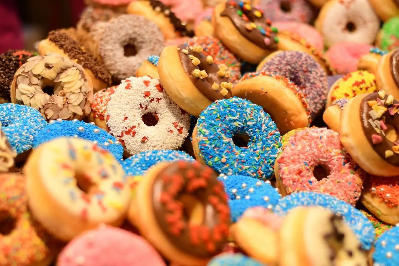 Variedad de rosquillas.