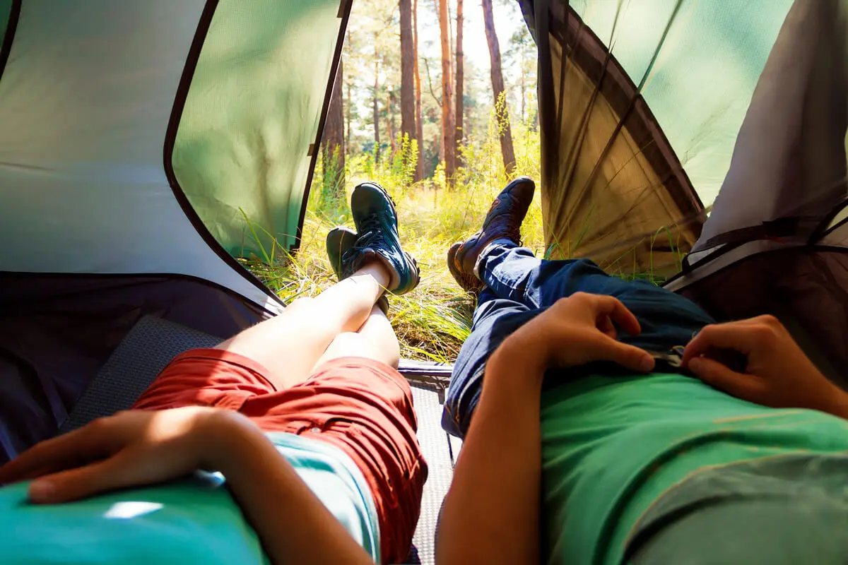 Carpa para camping.