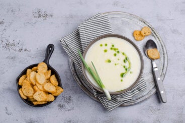 Receta de crema de puerro y pera